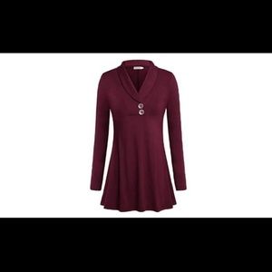 ♥️Bundle&Save♥New Leo Rosi Button Tunic Top Size M